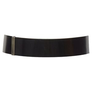 Dior Minimal Logo Metal Bar Smooth Calfskin Wide Belt